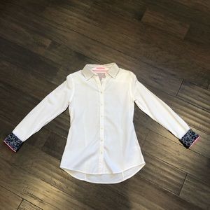 Banana Republic White Oxford Shirt